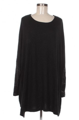 Γυναικεία μπλούζα Ulla Popken, Μέγεθος 4XL, Χρώμα Μαύρο, Τιμή 11,57 €