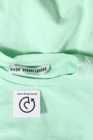 Γυναικεία μπλούζα Via Delle Rose, Μέγεθος XL, Χρώμα Πράσινο, Τιμή 13,50 €