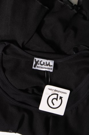 Дамска блуза Y.O.U, Размер S, Цвят Черен, Цена 9,14 лв.