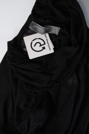Дамска блуза Zara, Размер L, Цвят Черен, Цена 11,99 лв.