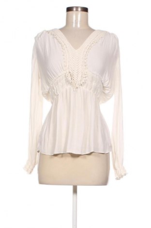 Дамска блуза Zara, Размер XS, Цвят Бежов, Цена 13,50 лв.