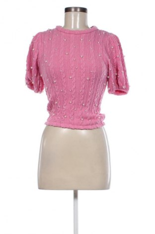 Дамска блуза Zara, Размер S, Цвят Розов, Цена 19,55 лв.