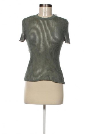 Дамска блуза Zara, Размер L, Цвят Зелен, Цена 11,00 лв.