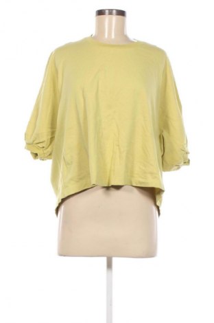 Дамска блуза Zara, Размер S, Цвят Зелен, Цена 35,55 лв.