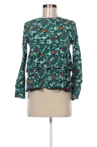 Дамска блуза Zara Trafaluc, Размер M, Цвят Зелен, Цена 27,05 лв.