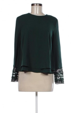Дамска блуза Zara Trafaluc, Размер S, Цвят Зелен, Цена 27,05 лв.