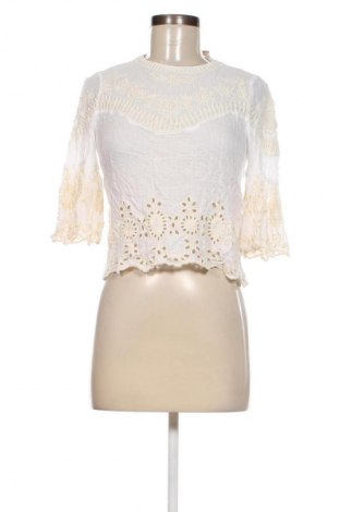 Γυναικεία μπλούζα Zara Trafaluc, Μέγεθος S, Χρώμα Λευκό, Τιμή 7,52 €