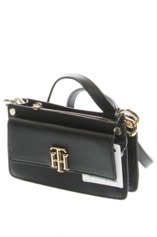 Дамска чанта Tommy Hilfiger, Цвят Черен, Цена 157,92 лв.