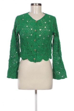 Damen Strickjacke, Größe S, Farbe Grün, Preis 20,18 €