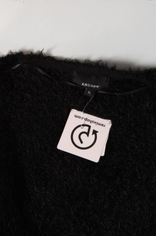 Γυναικεία ζακέτα Andrea, Μέγεθος XL, Χρώμα Μαύρο, Τιμή 11,66 €