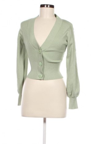 Damen Strickjacke Gina Tricot, Größe XS, Farbe Grün, Preis 9,40 €