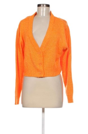 Damen Strickjacke H&M Divided, Größe L, Farbe Orange, Preis 10,09 €