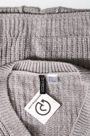 Damen Strickjacke H&M Divided, Größe L, Farbe Grau, Preis € 9,08