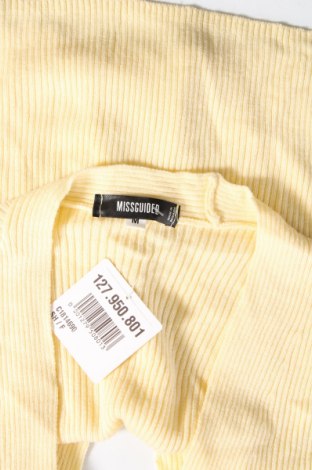 Damen Strickjacke Missguided, Größe M, Farbe Gelb, Preis € 9,08