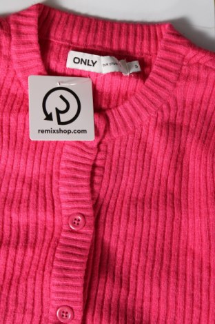 Damen Strickjacke ONLY, Größe S, Farbe Rosa, Preis 9,40 €