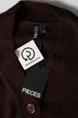 Cardigan de damă Pieces, Mărime M, Culoare Maro, Preț 61,99 Lei