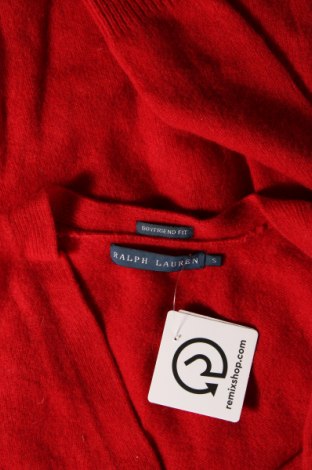 Дамска жилетка Ralph Lauren, Размер S, Цвят Червен, Цена 95,90 лв.