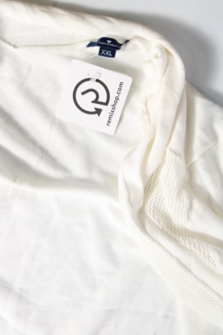 Γυναικεία ζακέτα Tom Tailor, Μέγεθος XXL, Χρώμα Λευκό, Τιμή 15,22 €