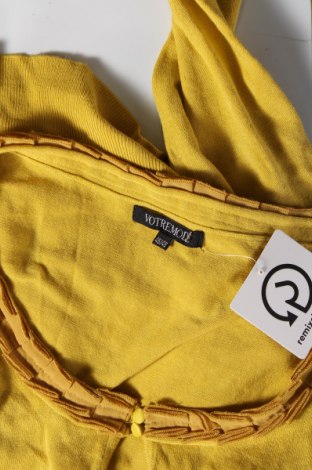 Дамска жилетка Vero Moda, Размер XL, Цвят Жълт, Цена 17,55 лв.