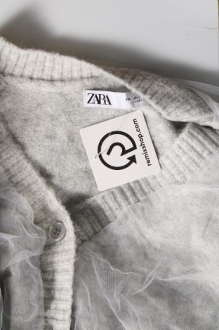 Дамска жилетка Zara, Размер S, Цвят Сив, Цена 13,50 лв.