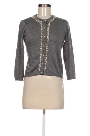 Дамска жилетка Zara Knitwear, Размер S, Цвят Сив, Цена 12,15 лв.