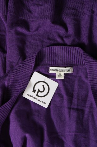 Damen Strickjacke Zenana Outfitters, Größe M, Farbe Lila, Preis € 8,07