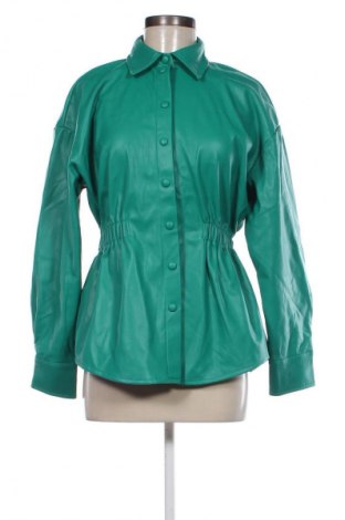 Damen Lederhemd Reserved, Größe S, Farbe Grün, Preis € 12,79