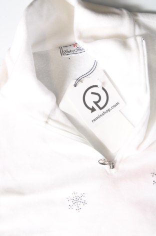 Γυναικεία μπλούζα fleece Conte Of Florence, Μέγεθος M, Χρώμα Λευκό, Τιμή 26,20 €