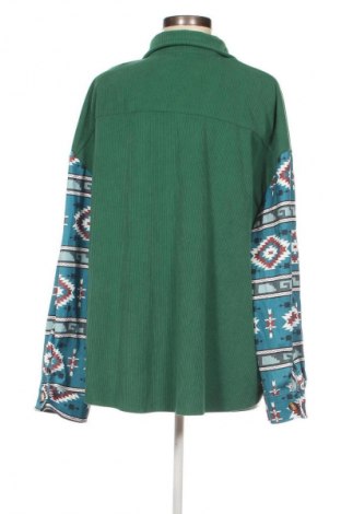 Γυναικείο πουκάμισο, Μέγεθος 5XL, Χρώμα Πράσινο, Τιμή 8,50 €
