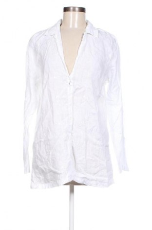 Дамска риза 120% Lino, Размер XL, Цвят Бял, Цена 130,00 лв.
