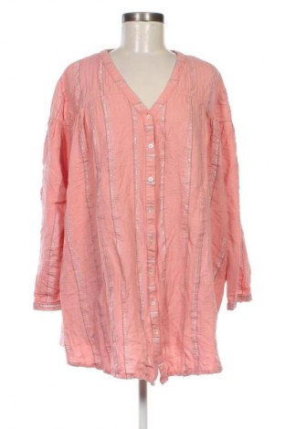 Γυναικείο πουκάμισο Adia, Μέγεθος XXL, Χρώμα Ρόζ , Τιμή 11,57 €