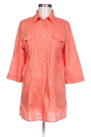 Γυναικείο πουκάμισο Biaggini, Μέγεθος XL, Χρώμα Πορτοκαλί, Τιμή 7,67 €