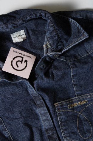 Дамска риза Calvin Klein Jeans, Размер M, Цвят Син, Цена 23,99 лв.