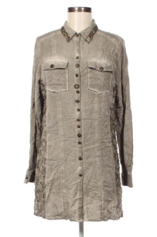 Γυναικείο πουκάμισο Crisca, Μέγεθος L, Χρώμα  Μπέζ, Τιμή 11,57 €