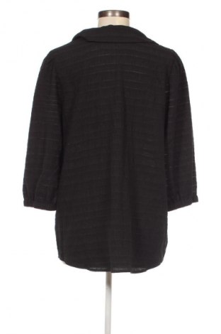 Γυναικείο πουκάμισο Free Quent, Μέγεθος XL, Χρώμα Μαύρο, Τιμή 11,57 €