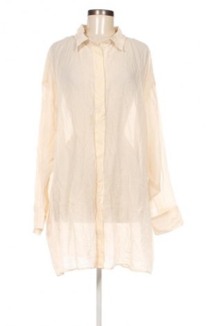 Γυναικείο πουκάμισο H&M, Μέγεθος XXL, Χρώμα Εκρού, Τιμή 8,50 €