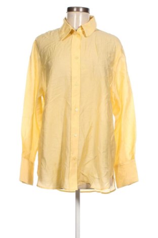 Дамска риза H&M, Размер M, Цвят Жълт, Цена 13,75 лв.