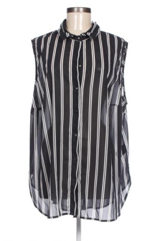 Γυναικείο πουκάμισο H&M, Μέγεθος 3XL, Χρώμα Μαύρο, Τιμή 15,46 €
