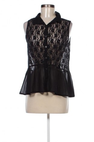 Γυναικείο πουκάμισο H&M Divided, Μέγεθος L, Χρώμα Μαύρο, Τιμή 7,80 €