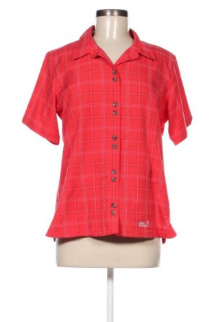 Γυναικείο πουκάμισο Jack Wolfskin, Μέγεθος L, Χρώμα Κόκκινο, Τιμή 24,46 €