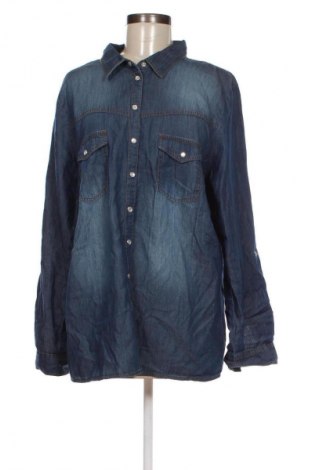 Γυναικείο πουκάμισο John Baner, Μέγεθος XXL, Χρώμα Μπλέ, Τιμή 8,50 €