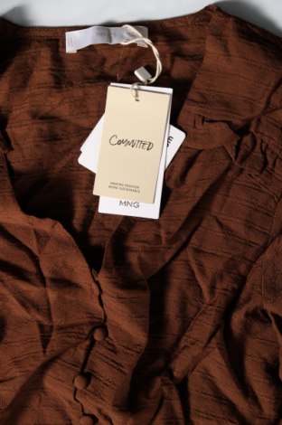 Γυναικείο πουκάμισο Mango, Μέγεθος S, Χρώμα Καφέ, Τιμή 15,98 €