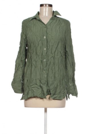 Γυναικείο πουκάμισο Massimo Dutti, Μέγεθος L, Χρώμα Πράσινο, Τιμή 16,33 €