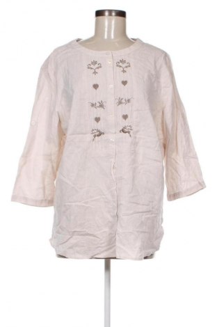 Γυναικείο πουκάμισο Mona, Μέγεθος XXL, Χρώμα  Μπέζ, Τιμή 11,57 €