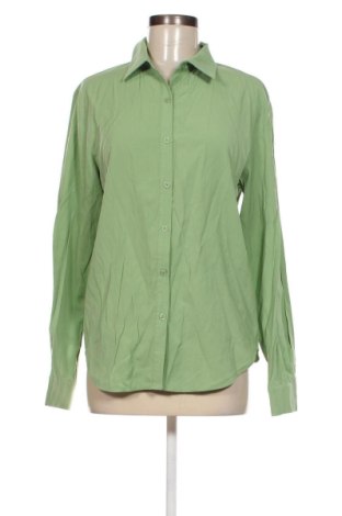 Дамска риза NA-KD, Размер S, Цвят Зелен, Цена 18,70 лв.