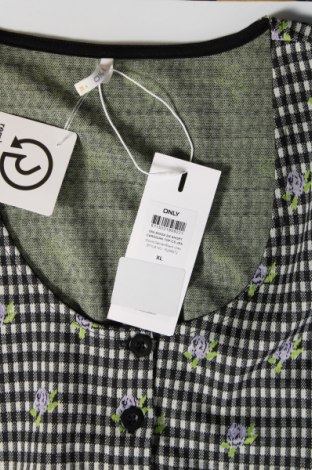 Γυναικείο πουκάμισο ONLY, Μέγεθος XL, Χρώμα Πολύχρωμο, Τιμή 10,67 €