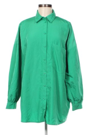 Γυναικείο πουκάμισο Pieces, Μέγεθος L, Χρώμα Πράσινο, Τιμή 7,42 €