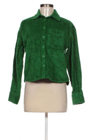 Γυναικείο πουκάμισο Q/S by S.Oliver, Μέγεθος XS, Χρώμα Πράσινο, Τιμή 11,57 €