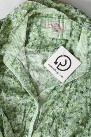 Дамска риза S.Oliver, Размер M, Цвят Зелен, Цена 17,00 лв.