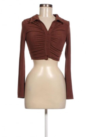 Γυναικείο πουκάμισο SHEIN, Μέγεθος S, Χρώμα Καφέ, Τιμή 3,99 €